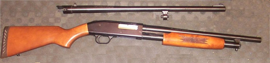 Mossberg 500 Bantam 20 gauge, youth stock, two barrels photo 2